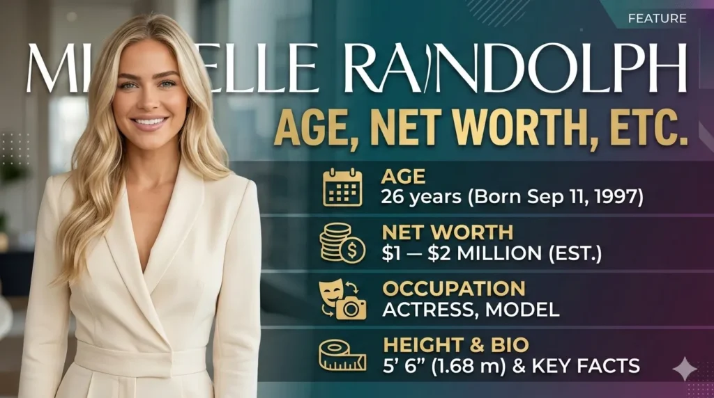 Michelle Randolph Age , Net Worth